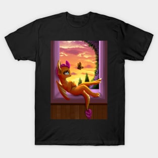 Smolder Sitting On The Window T-Shirt